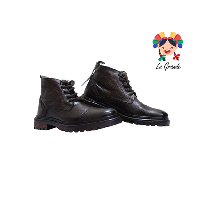 4820 ECCOFLEX Cafe Flother Piel Bota para Caballero