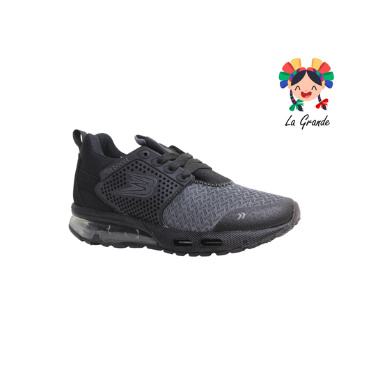 641 BOOST Negro Acero Tenis Deportivo de Válvula para Dama y Joven