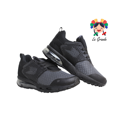 641 BOOST Negro Acero Tenis Deportivo de Válvula para Dama y Joven