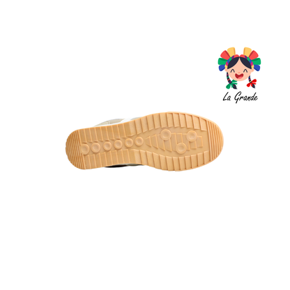 091 ACUR-ST Beige Latte Tenis Casual para Dama y Joven