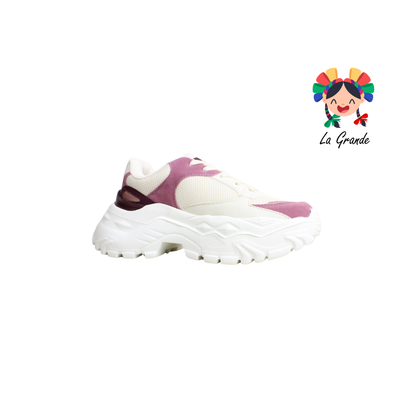 7240 MAKKENA Hueso Rosa Tenis Casual para Dama