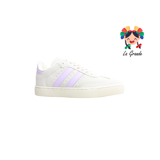 800 LERMI Latte Lila Sint Tenis Escolar para Niña y Dama