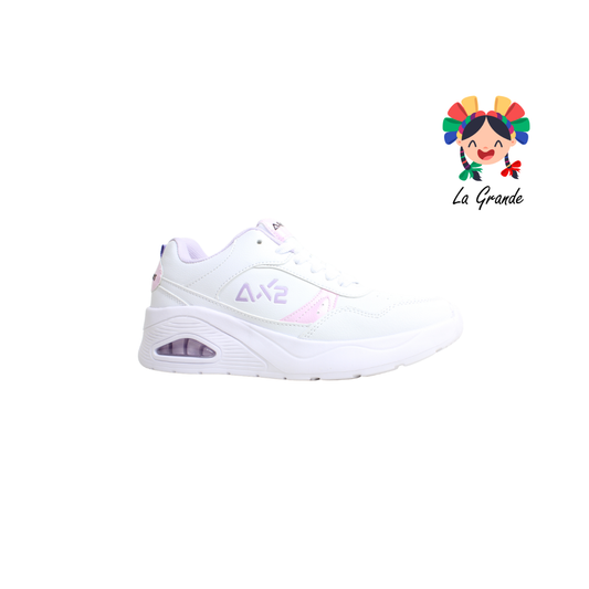 5025 AX2 Blanco Lila Tenis Deportivo con Válvula para para Dama