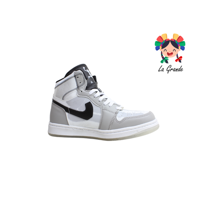 2603 HARMAN Bco Gris Ngo Tenis Casual para Dama, Joven y Caballero