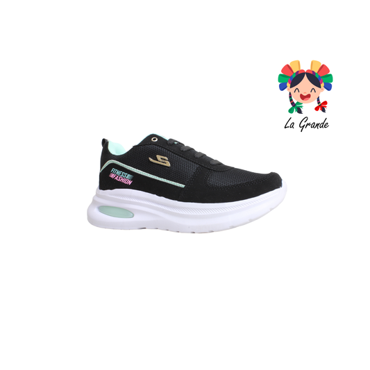 860 SPEIS10 Negro Menta Tenis Deportivo con Válvula para Dama