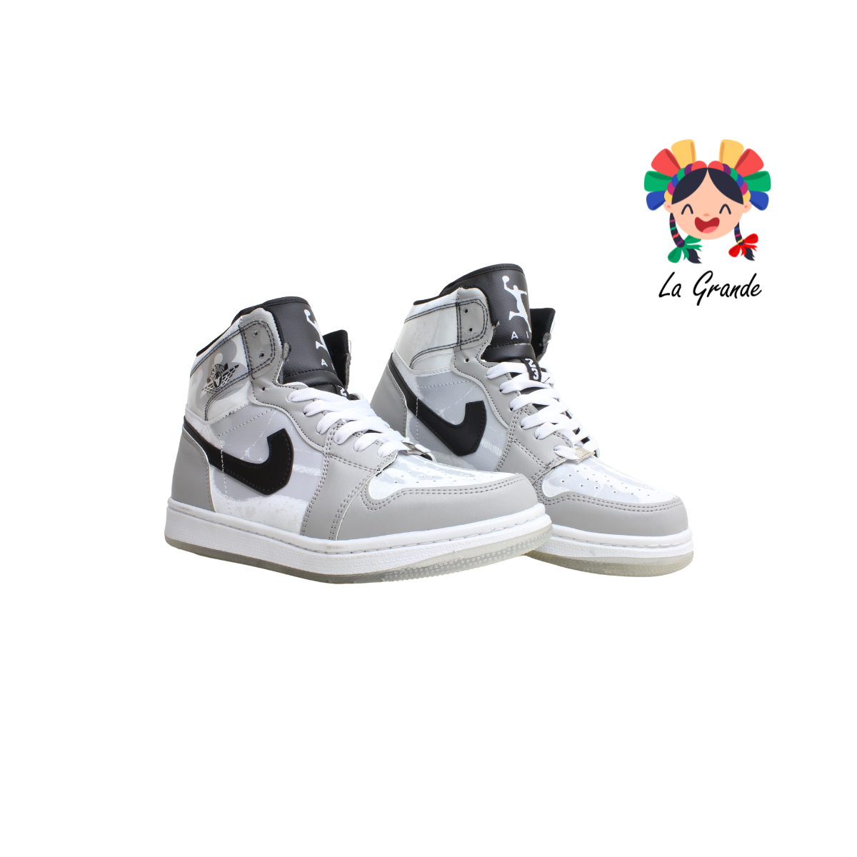 2603 HARMAN Bco Gris Ngo Tenis Casual para Dama, Joven y Caballero