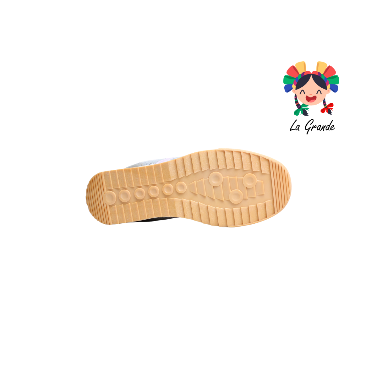 091 ACUR-ST Gris Lila Tenis Casual para Dama