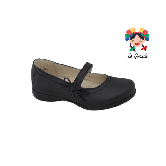 648 DOGI Negro Zapato Escolar para Niña