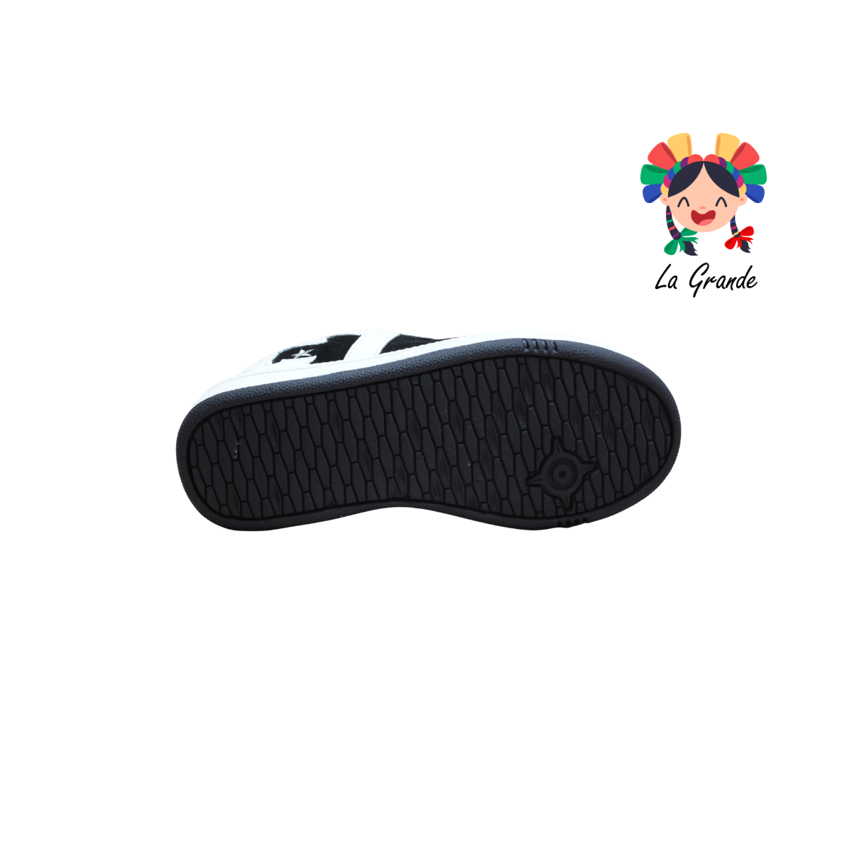 890 CUPRA Negro Blanco Sintetico Tenis Casual para Joven