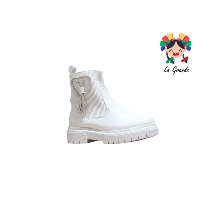 253 WENDY Late Brillos Sintético Bota para Niña
