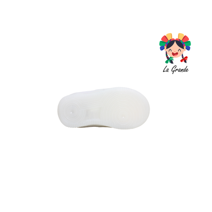 650 Moño PLAY COLORS Blanco Lila Tenis Casual con Luces Led para Niña