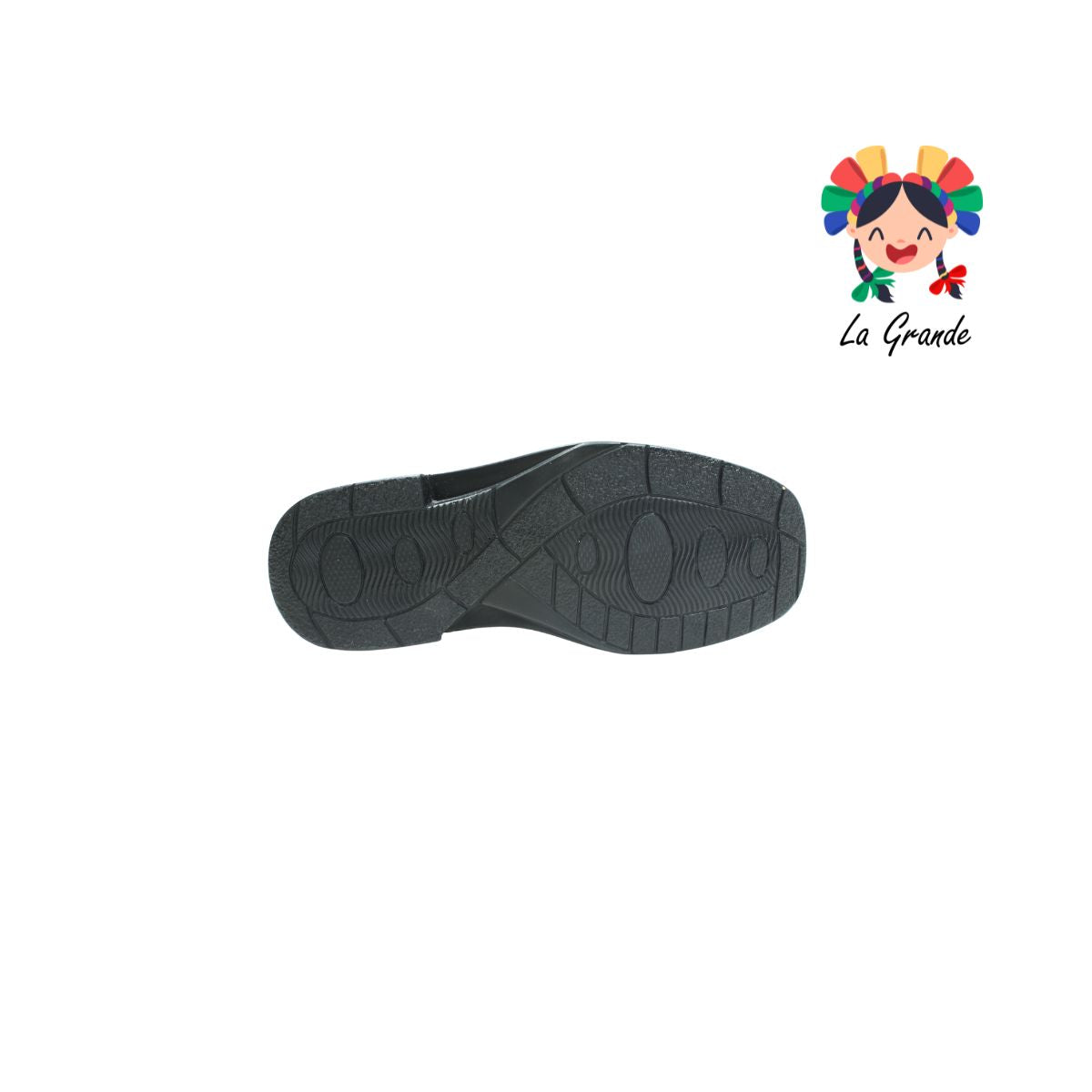 6607 BIO SHOES Negro Piel Zapato Confort para Caballero