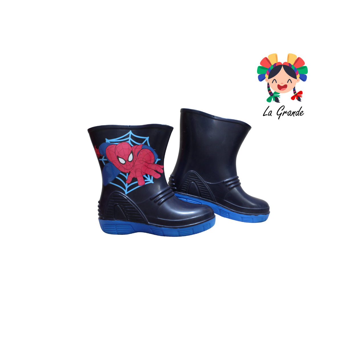 Walter BBG Marino Bota de Hule para Niño