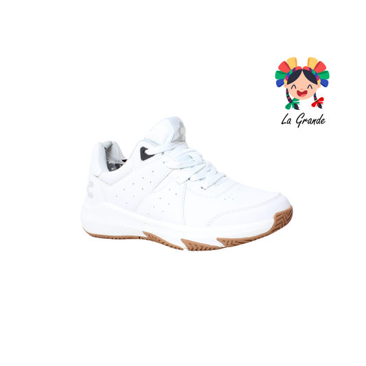 1086727001 CHARLY Blanco Tenis Casual para Dama, Joven y Caballero