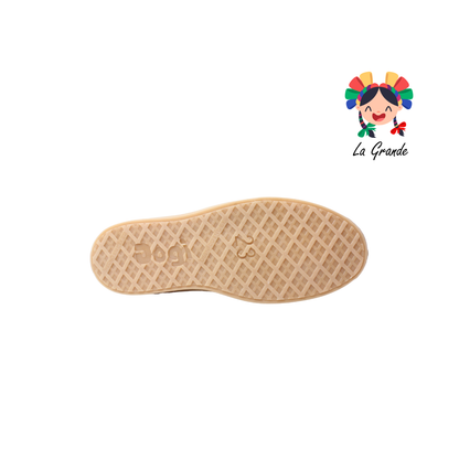 6725 DOGI Bco Nairobi Mno Piel Tenis Casual para Dama y Joven