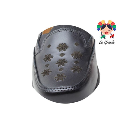 672 VARENKA Negro Piel Zapato Casual para Dama