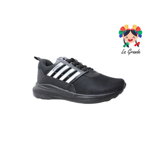 676 YEDIS Negro Negro Tenis Deportivo para Dama