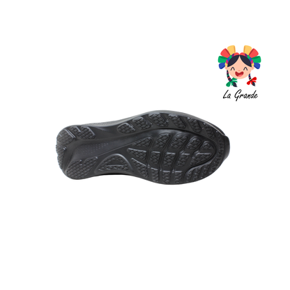 676 YEDIS Negro Negro Tenis Deportivo para Dama