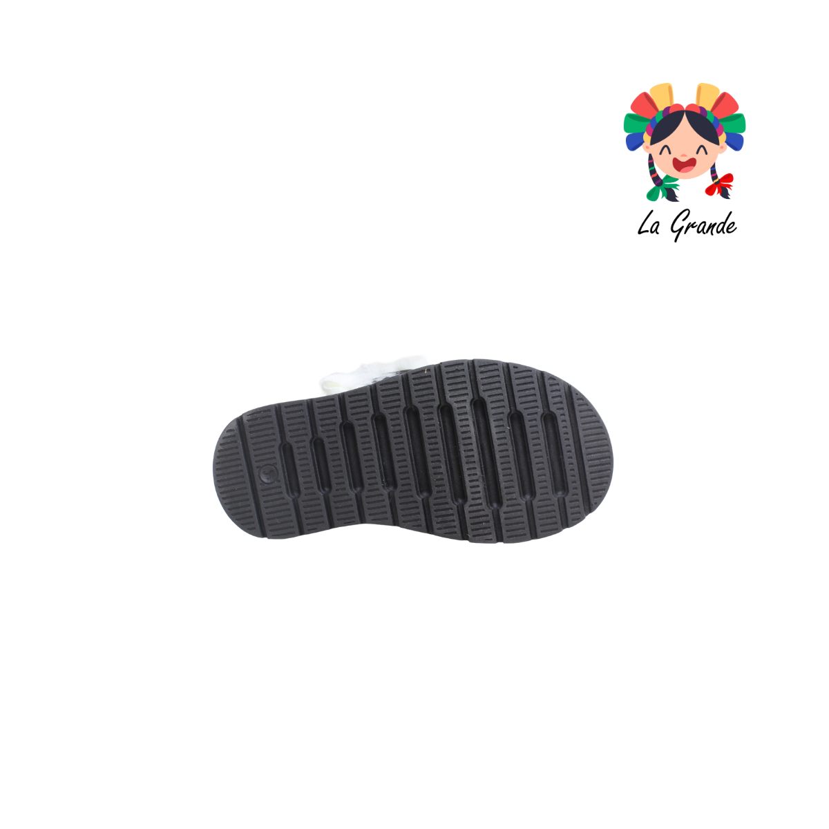679 SHADOW Negro Textil Bota Casual con Botones para Niña