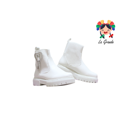 253 WENDY Late Brillos Sintético Bota para Niña