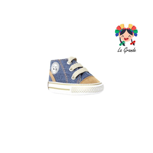 684 JACK Mezclilla Camel Textil Tenis Casual para Bebé