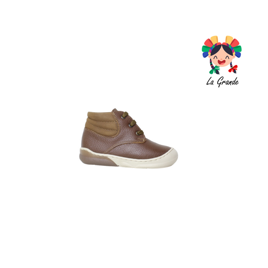 6903 DOGI Canela Piel Zapato para Bebé y Niño