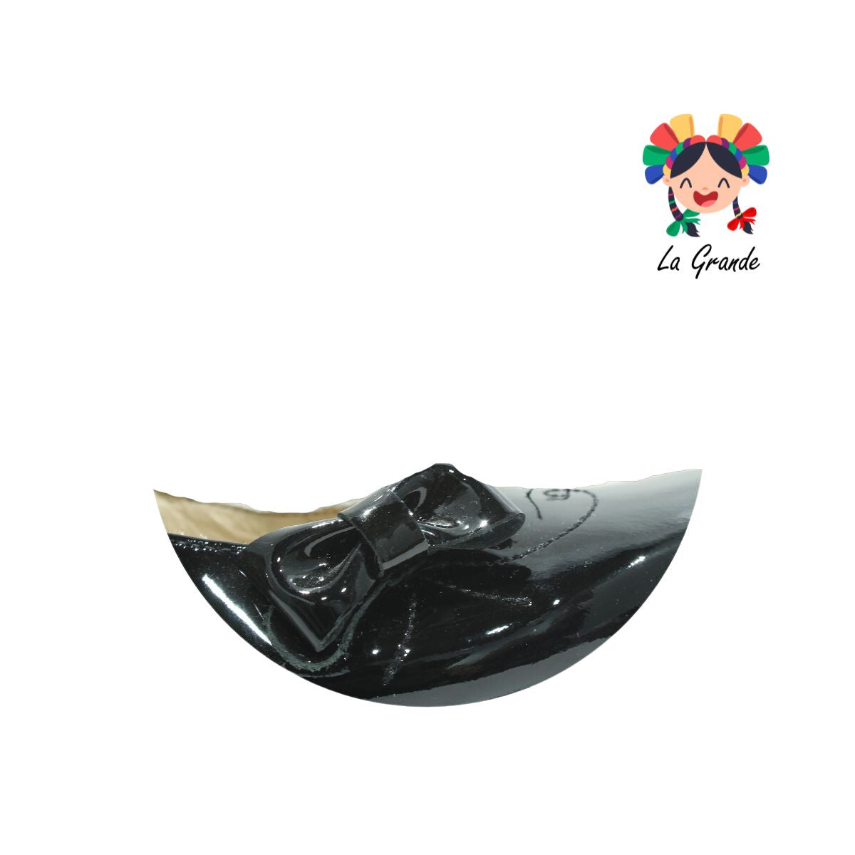 693 DOGI Negro Charol Piel Zapato Escolar para Niña