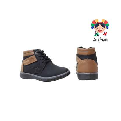 6959 RODRISAN Negro Camel Sint Volcano Bota Casual para Bebé