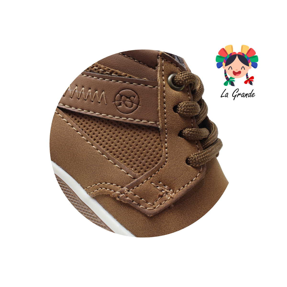 6959 RODRISAN Tan Sint Volcano Bota Casual para Bebé