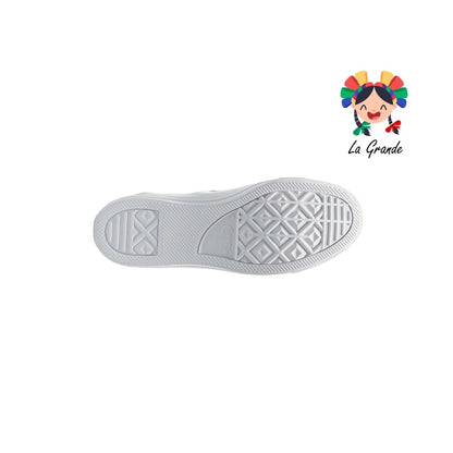 CHUCK TAYLOR CONVERSE Blanco Piel Tenis para Dama y Joven