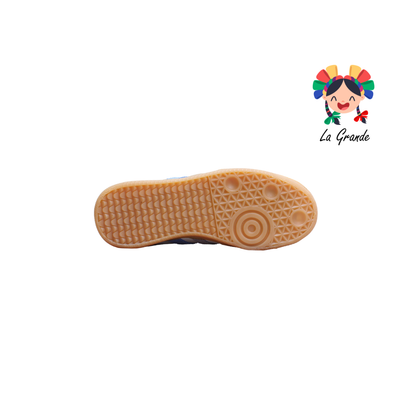 7580 DOGI Bco Bluebell Detective Piel Tenis Escolar para Dama y Joven