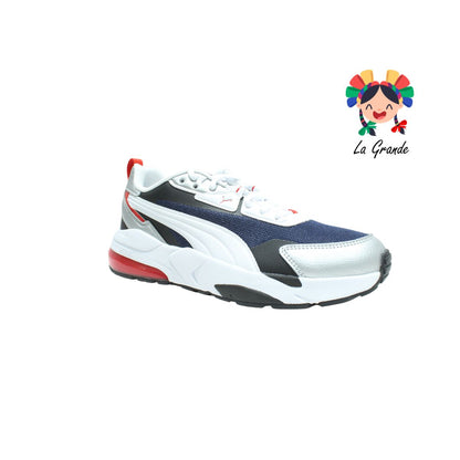 7002 PUMA Marino Blanco Sint Tenis Importado Original para Caballero