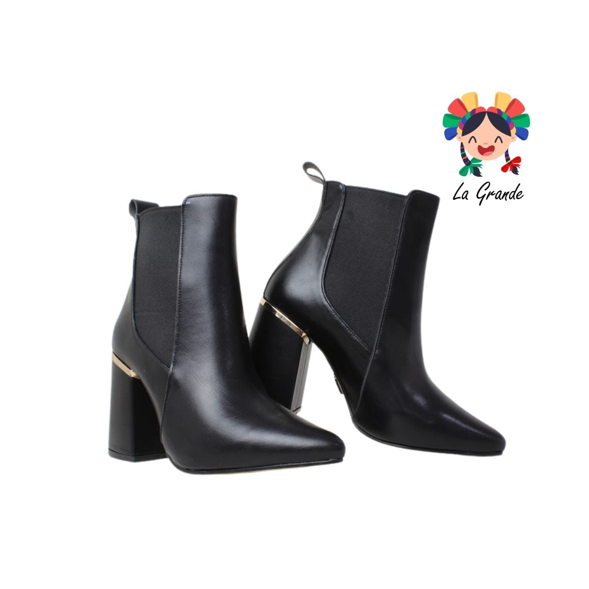 7003 WILDCAT Negro Napa Bota Casual para Dama