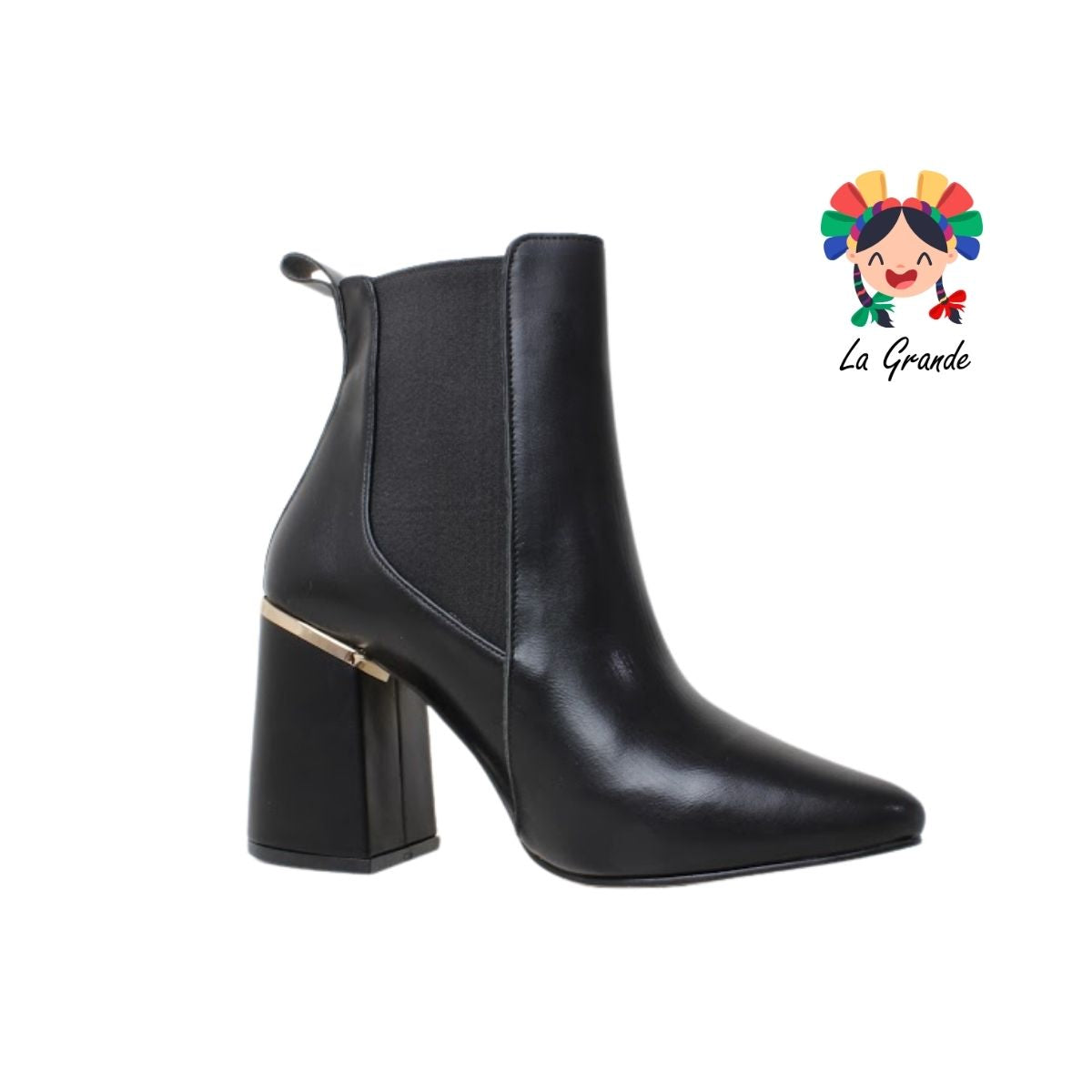 7003 WILDCAT Negro Napa Bota Casual para Dama