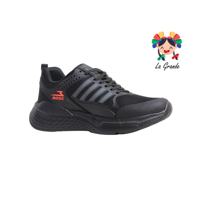 700 BOSE Negro Negro Tenis Deportivo para Caballero