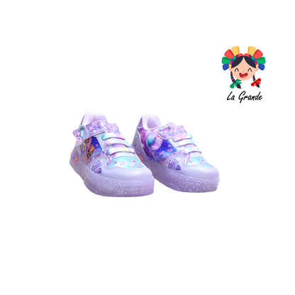 700 HUNTRI ON KIDS Lila Multicolor Sint Tenis con Luces Led para Bebé y Niña