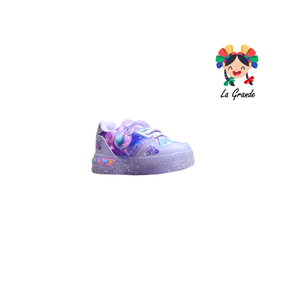 700 HUNTRI ON KIDS Lila Multicolor Sint Tenis con Luces Led para Bebé y Niña