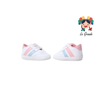 700 JACK Blanco Combinado Sintético Tenis Casual para Bebé
