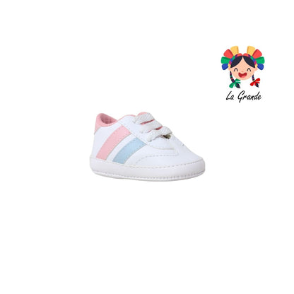 700 JACK Blanco Combinado Sintético Tenis Casual para Bebé