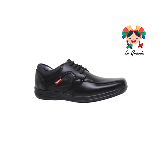 701 VELRA Negro Sint Zapato Escolar para Niño, Joven y Caballero