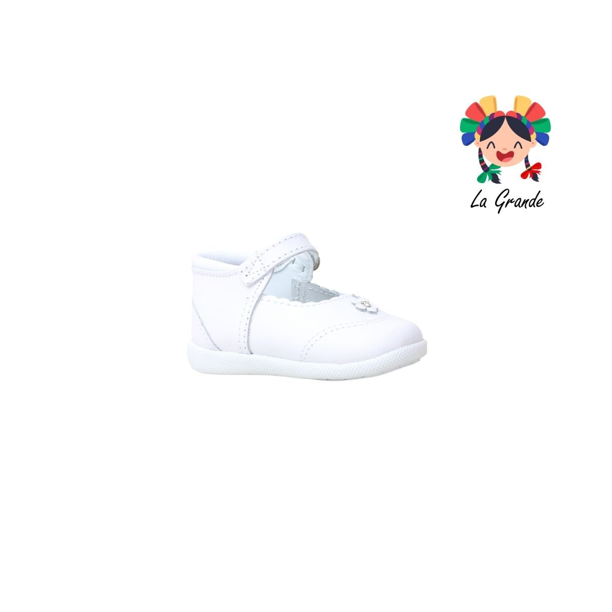 703 KARIÑITOS Blanco Piel Zapato Casual para Bebé