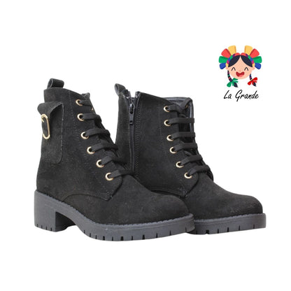 704 YUL Negro Prisco Bota para Dama