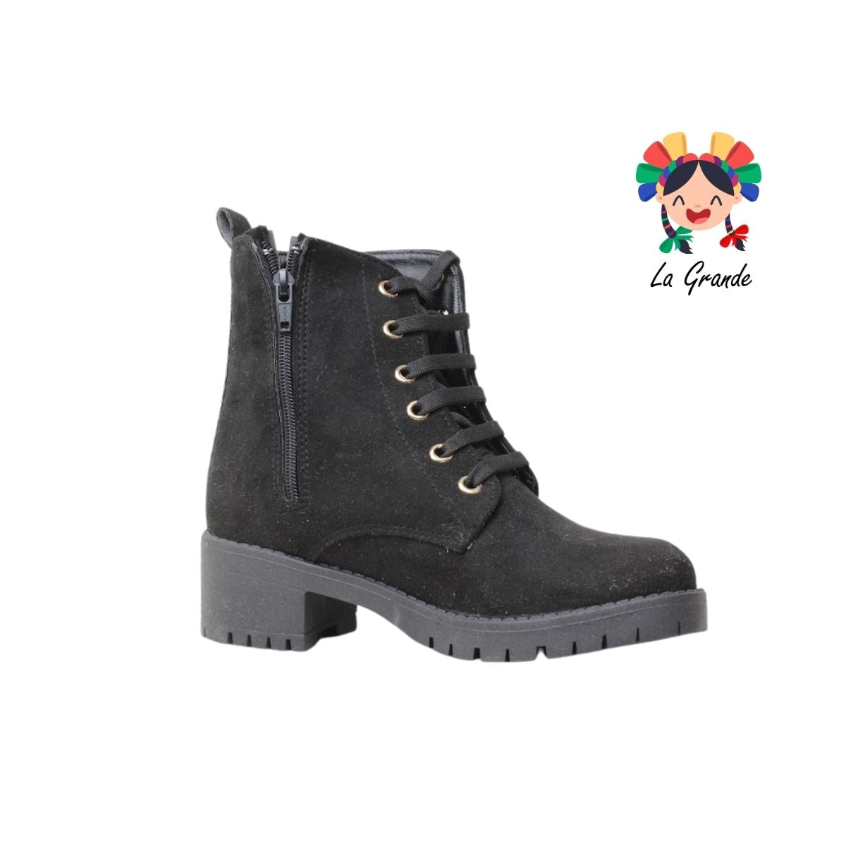704 YUL Negro Prisco Bota para Dama