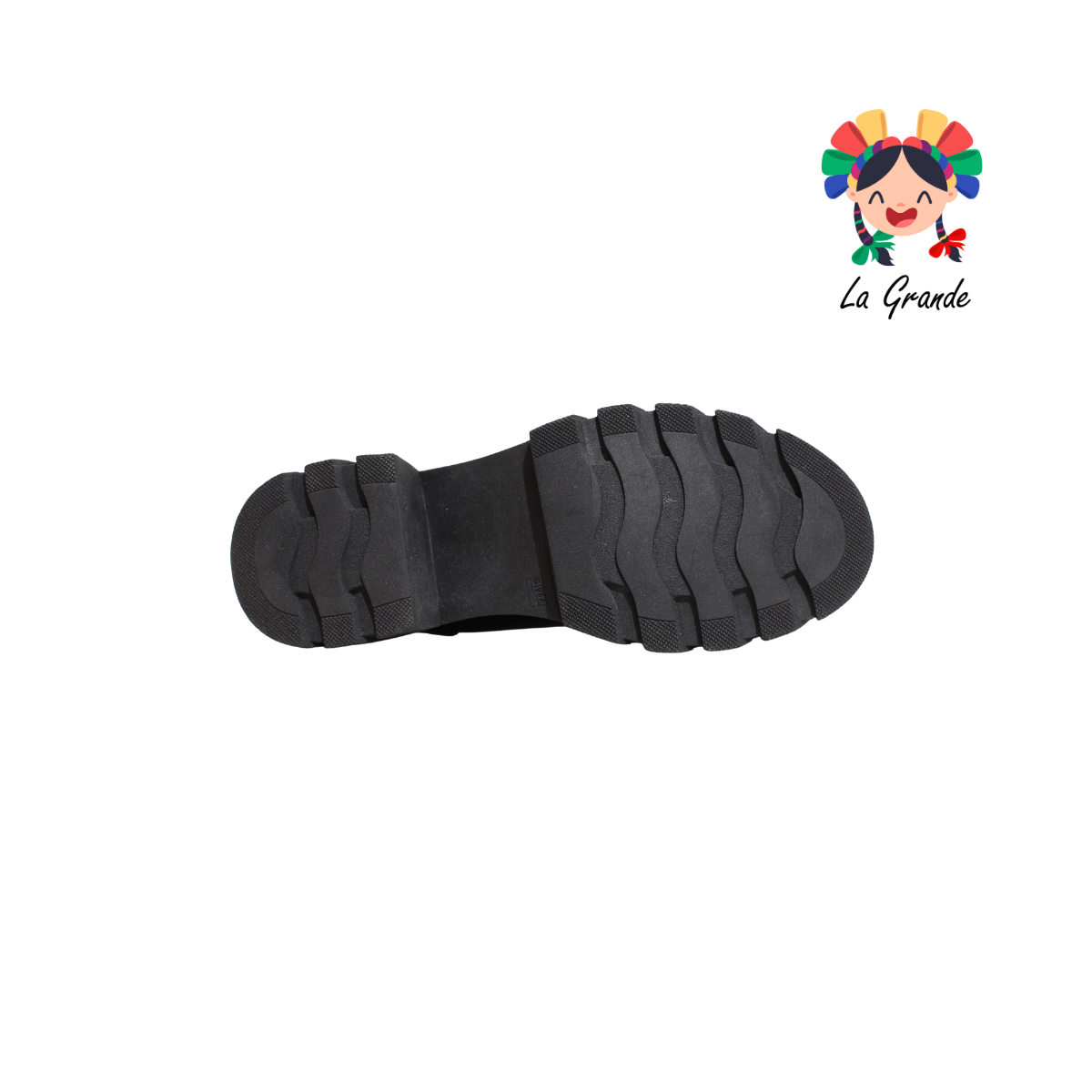 708 YUL Negro Piel Bota para Niña y  Dama