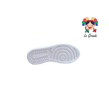 900 FRIDAYS Blanco Blanco Sintético Escolar Para Niño,Niña, Dama y Joven