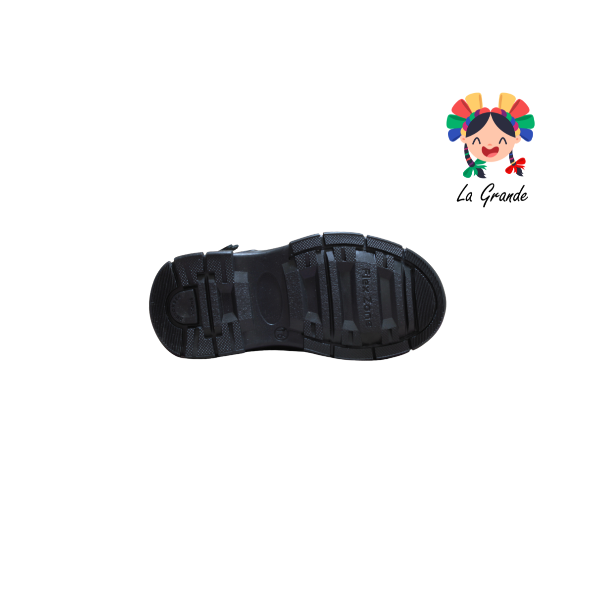 8019 BUGATY SHOES Negro Piel Zapato Escolar para Niño