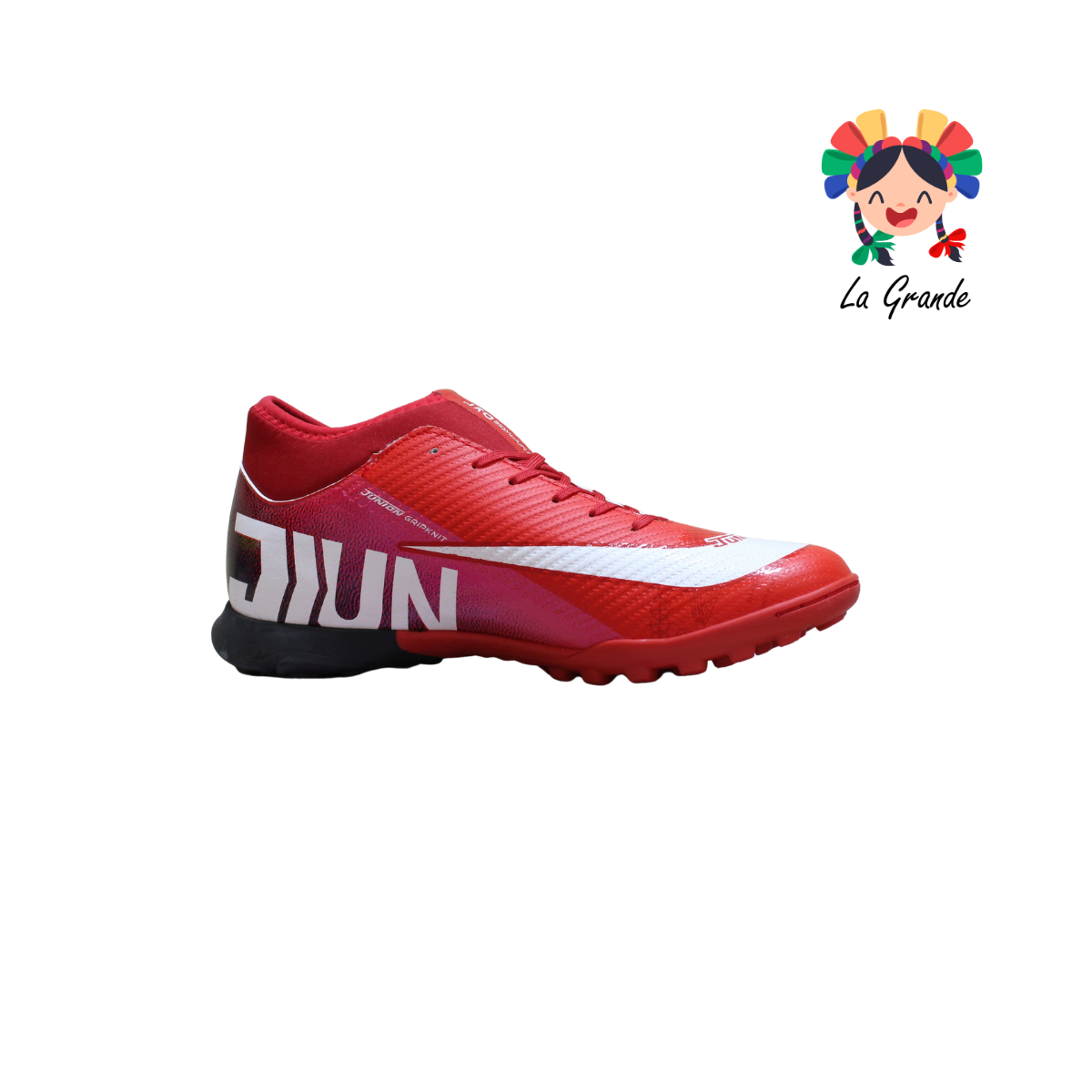 2058M JUNION Rojo Ngo Bco Sintético Tenis de Fútbol Rápido para Caballero (copia)