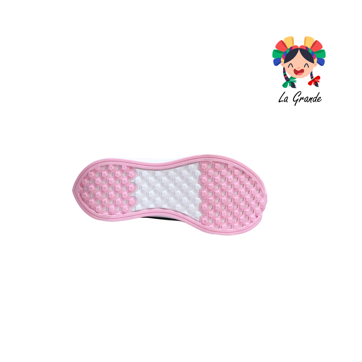 024 SPEIS10 Negro Rosa Tenis Deportivo para Dama