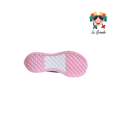 024 SPEIS10 Negro Rosa Tenis Deportivo para Dama