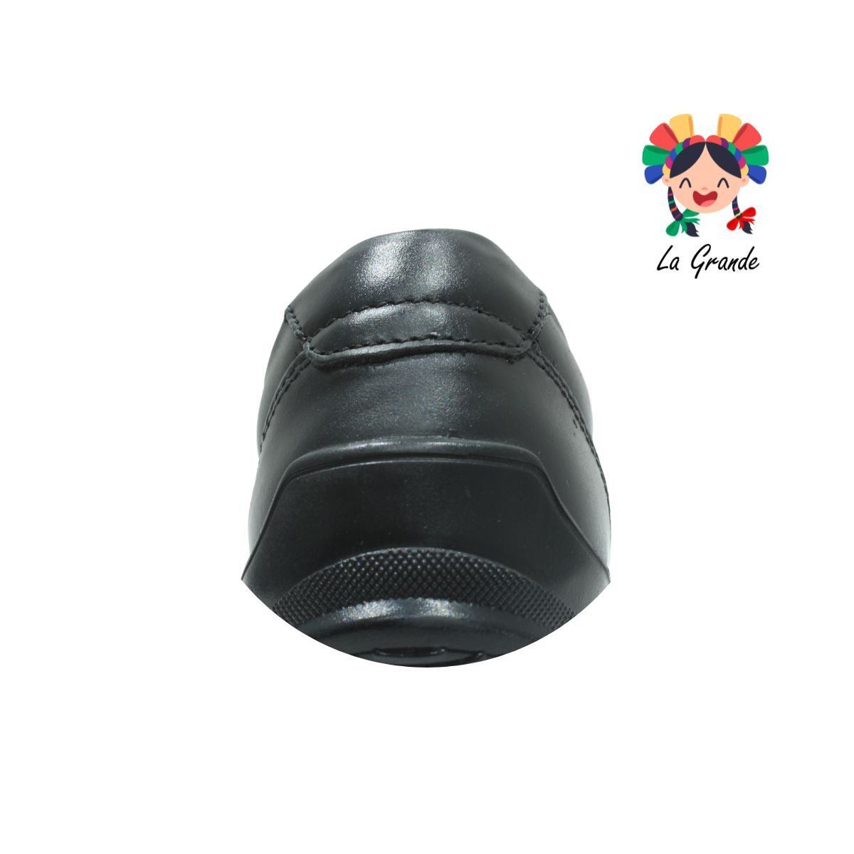 7103 NEVADA Negro Piel Zapato para Joven
